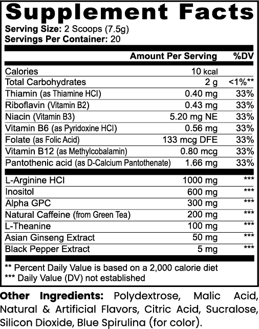 Blue Freeze Neuro Powder